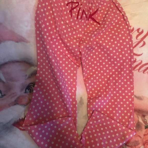 Holiday Sale price drop Like New Victoria Secret Pink Polka Dot PJ Bottoms - Picture 5 of 5